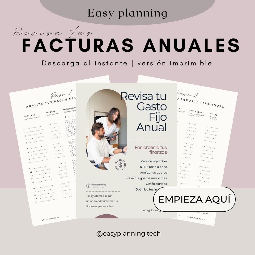 Guía PDF para ahorrar en tus facturas anuales